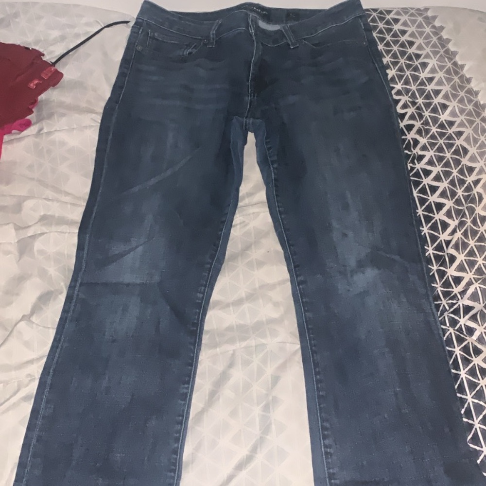 Blue jeans boot cut..